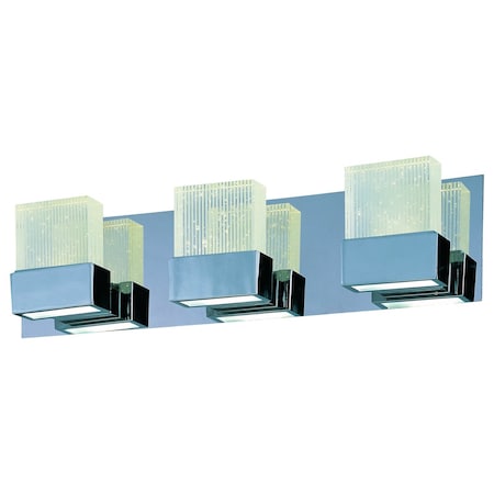Et2 Fizz Iii 3-Light Led Vanity E22753-89PC